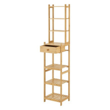 Étagère de rangement à 7 niveaux avec tiroir 163 x 33 x 28 cm 03_0006994
