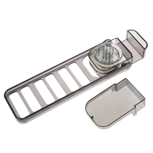 Versatile Clothes Hanger Rack with Suction Cup-Transparent Gray