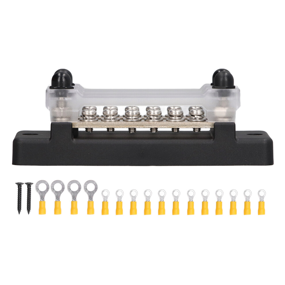 Automotive Busbars Marine Power Distribution Battery Bus Bar Power Distribution Block Corrosion Protection Flame Retardant Base Wire Management Low 9370362924711