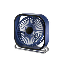 USB-Tischventilator, Mini-Tischventilator, 180 drehbar,-Blau