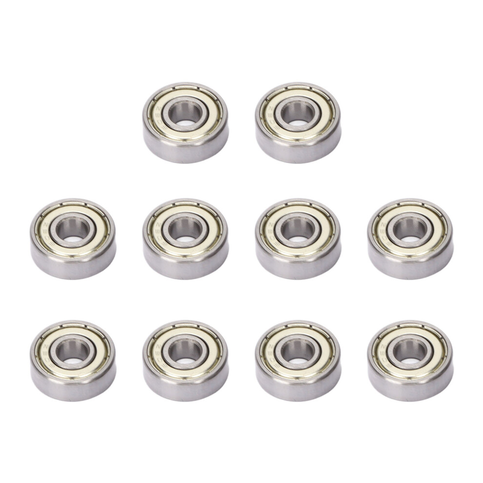 10X Steel Deep Grooves Ball Bearings 6X17x6mm Double Shield For Machine Parts 8081375351951