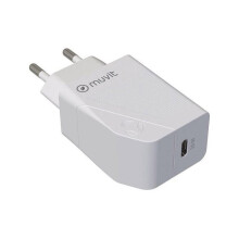 Cargador Tipo-C PD 30W Blanco Muvit para Cambio