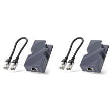 2X pour Adaptateur de Câble Starlink Dishy Vers Connexion RJ45 pour Adaptateur Ethernet StarLink Injecteur PoE pour Starlink