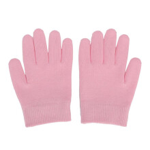 Luvas terapêuticas para as mãos com forro de gel macio, tratamento de spa caseiro fácil para reparar a pele seca, luvas de beleza infundidas com