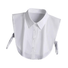 White Women False Collar Half Shirts False Collar for Sweater Apparel
