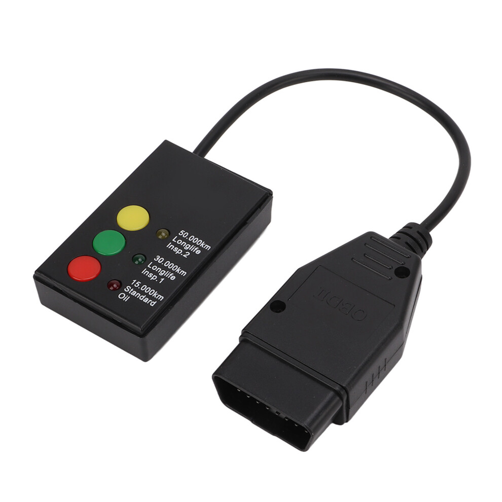 16Pin 3 Button Multifunction Obd2 Diagnostic Tool, Universal Oil Service Reset Device For Srs And Inspection Durable Abs Material Scanner Light 9437117438364