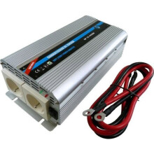 HTC TECHNIC Spannungswandler - 12V/220V - 1000 W - 2 Steckdosen