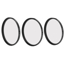 Kit de filtro de estrella de 3 piezas de 72 mm con estuche de almacenamiento, 4/6/8 puntos, estallido de estrella variable delgado
