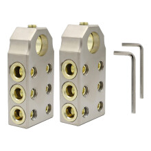 6 Way Car Battery Terminal Connector Clamp Universal for Car Marine Rv