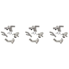 12PCS Aluminium 1.8T Engine Cooling Coolant Hose Connector Supercharger Pipe for MK4 Bettle A3 S3 TT
