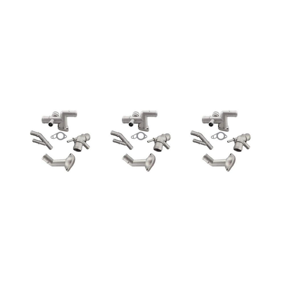 12Pcs Aluminium 1.8T Engine Cooling Coolant Hose Connector Supercharger Pipe For Mk4 Bettle A3 S3 Tt 6033698488274