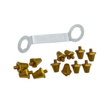 12x Football Boot Studs Stable with Wrench Professional Football Shoe