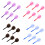 24-Pack Transparent 2BA Thread Dart Shafts and Dart Flights Connection 1