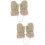 2Stk Kinder Winter Beige Strick Praktisch Warm 7