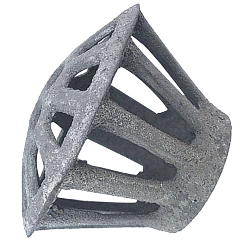 2Stk Gutter Downspout Guard, Grauer Regenrinnenfilter Eisen 2