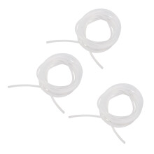 3 Piezas Tubo de Alimenticio de Silicona de 1 mm x 3 mm Tubo de Manguera de Aire de Agua de Cerveza 2 Metros