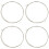 IRIN 32 Pcs Mandolin Strings String Set G D A E Mandolin Accessories M100 1
