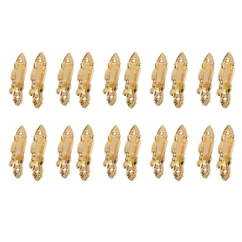 Screw Mount Curtain Tassel Tie Back Tieback Wall Hooks 20PCS Gold Tone