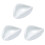 3Pièces Accessoires Blancs Cuillères Céramique Usage Maison Bureau 2