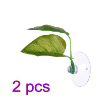 2Pièces Plantes En ABS Multicolores Ornements Aquarium