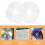 20Pièces Disques Cd DIY En Transparent Pour 4