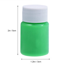 2Pièces Peinture Verte Fluorescente, Effet Fluorescent Corps