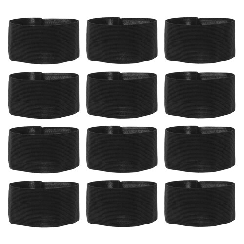 100Pièces Brassards Respect Funérailles Ajustables 2