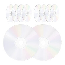 20Pièces Disques Cd DIY En Transparent Pour