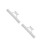 2Pièces Extension Guidon Métal Support Polyvalent Argent 9