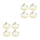 8Pièces Jouet Éducatif Bois Beige - Kit Science Navigation Scolaire 6