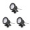 3Pièces Spot LED Noir 36 Leds Sous- Pour Aquarium 5