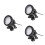 3Pièces Spot LED Noir 36 Leds Sous- Pour Aquarium 8