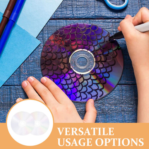 20Pièces Disques Cd DIY En Transparent Pour 2