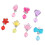 14Paires Boucles Clip Métal Multicolores Accessoire 1
