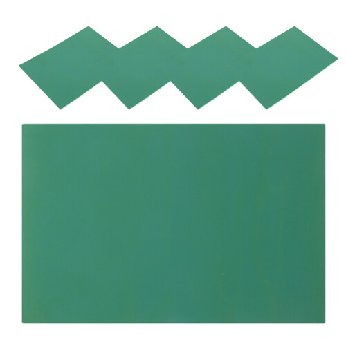 10Pièces Tapis Gravure PVC Vert Protection Surface Pour Loisirs 1