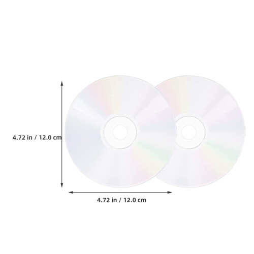 20Pièces Disques Cd DIY En Transparent Pour 1