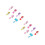 14Paires Boucles Clip Métal Multicolores Accessoire 4
