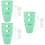 3Ensembles Bouts Bouteille Silicone Anti-Rayures Pour Usage 8