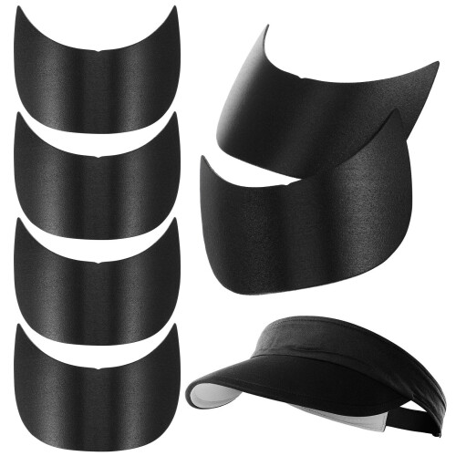30Pièces De Casquettes Pe Noir Remplacement Chapeaux