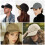 30Pièces De Casquettes Pe Noir Remplacement Chapeaux 5
