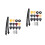 2Ensembles Guitare Ajustable Métal Tissu Pratique 6