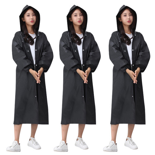 6Pièces Imperméables Pour Adulte Ponchos À Capuche Réutilisables 1