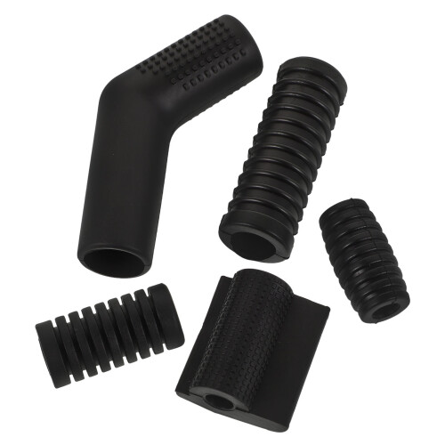 20Pièces Housse Silicone Flexible Pour Levier De Changement Noir
