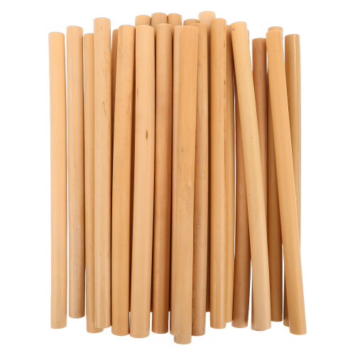 24Pièces Tubes De Bambou Pour D'abeilles, Naturel Ventilé
