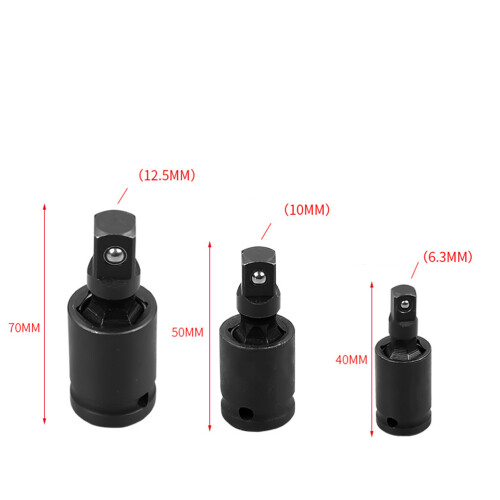 3Pièces Douille Harmonic Balancer En Acier Impact Noir Pour 2