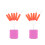 2Pièces Bobbers De Orange Durable Pour Toutes 1