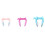 Clips Protection Silicone Natation Adulte Accessoire Rosé 1