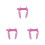 Clips Protection Silicone Natation Adulte Accessoire Rosé 5
