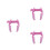 Clips Protection Silicone Natation Adulte Accessoire Rosé 6