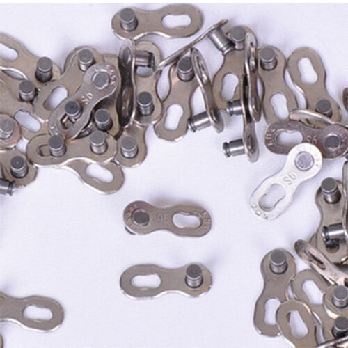 1Pair Silver Bike Chain Missing Link Durable Chain Joint Accessory 2